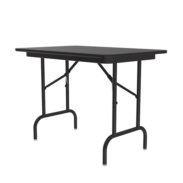CF Melamine Folding Tables - Keyboard Height 24x36 Black Granite